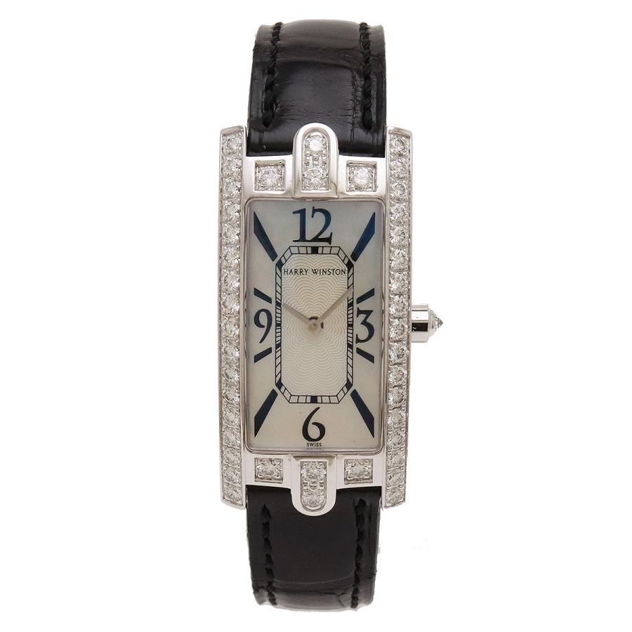 【HARRY WINSTON】アヴェニューCミニ K18WG 付属品あり ハリーウィンストン HARRY WINSTON アヴェニューC ミニ 332LQW