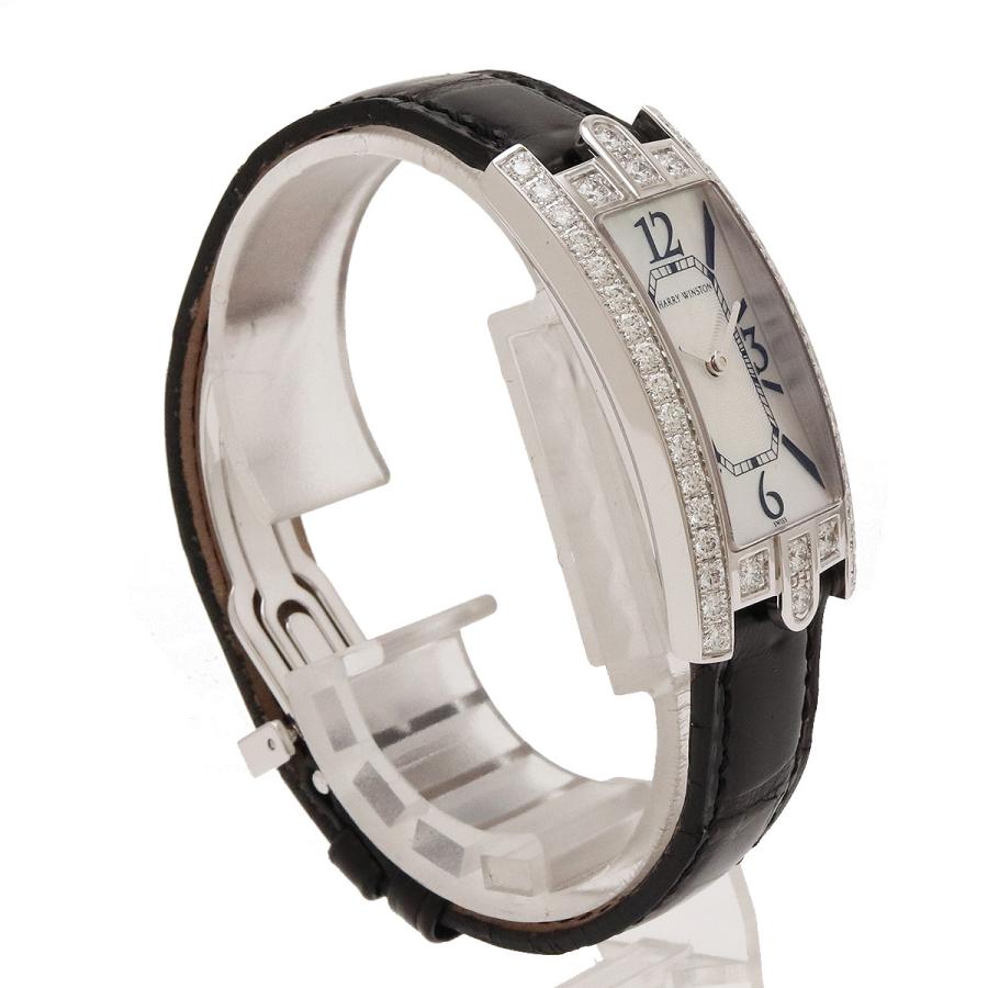 HARRY WINSTON ハリー ウィンストン アヴェニュー Cミニ K18WG ダイヤモンド シェル文字盤 レディース クォーツ 腕時計 AVCQHM19WW018 | ハリー・ウィンストン | 02