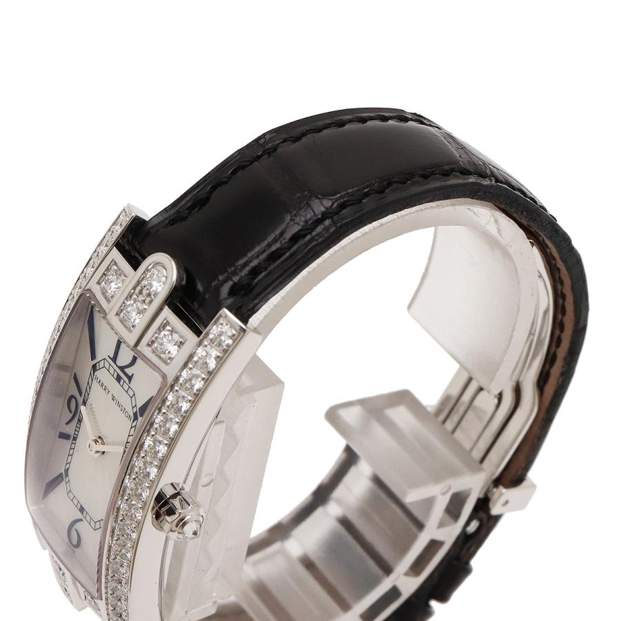 HARRY WINSTON ハリー ウィンストン アヴェニュー Cミニ K18WG ダイヤモンド シェル文字盤 レディース クォーツ 腕時計 AVCQHM19WW018 | ハリー・ウィンストン | 04