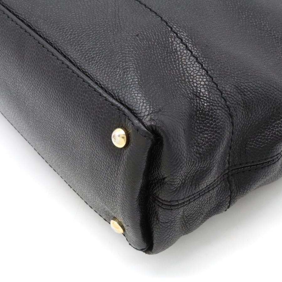 CHANEL シャネル キャビアスキン ココマーク トートバッグ CHANEL シャネル キャビアスキン ココマーク トートバッグ