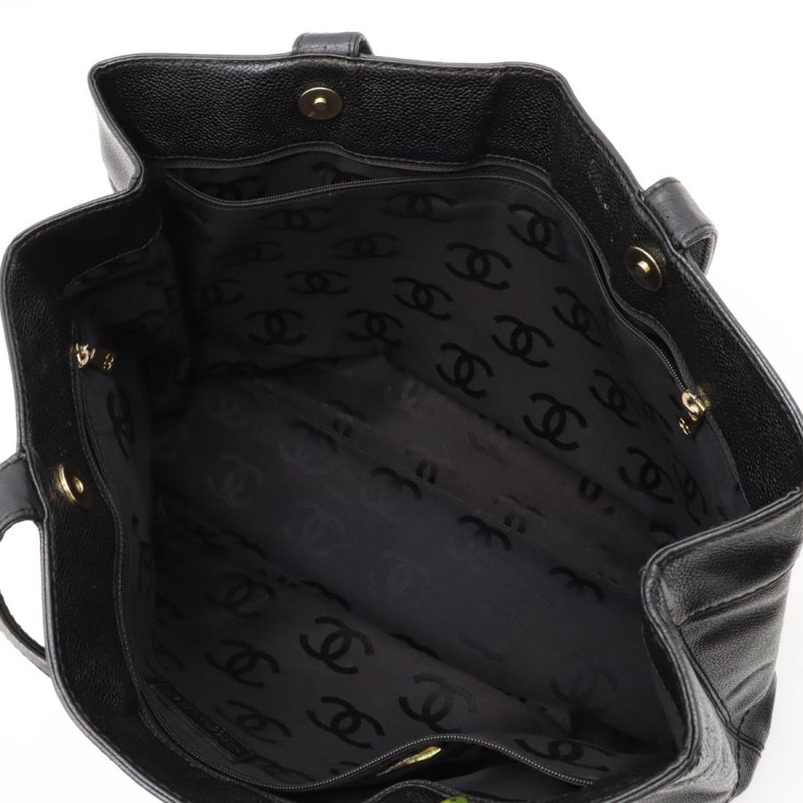 CHANEL シャネル キャビアスキン ココマーク トートバッグ CHANEL シャネル キャビアスキン ココマーク トートバッグ