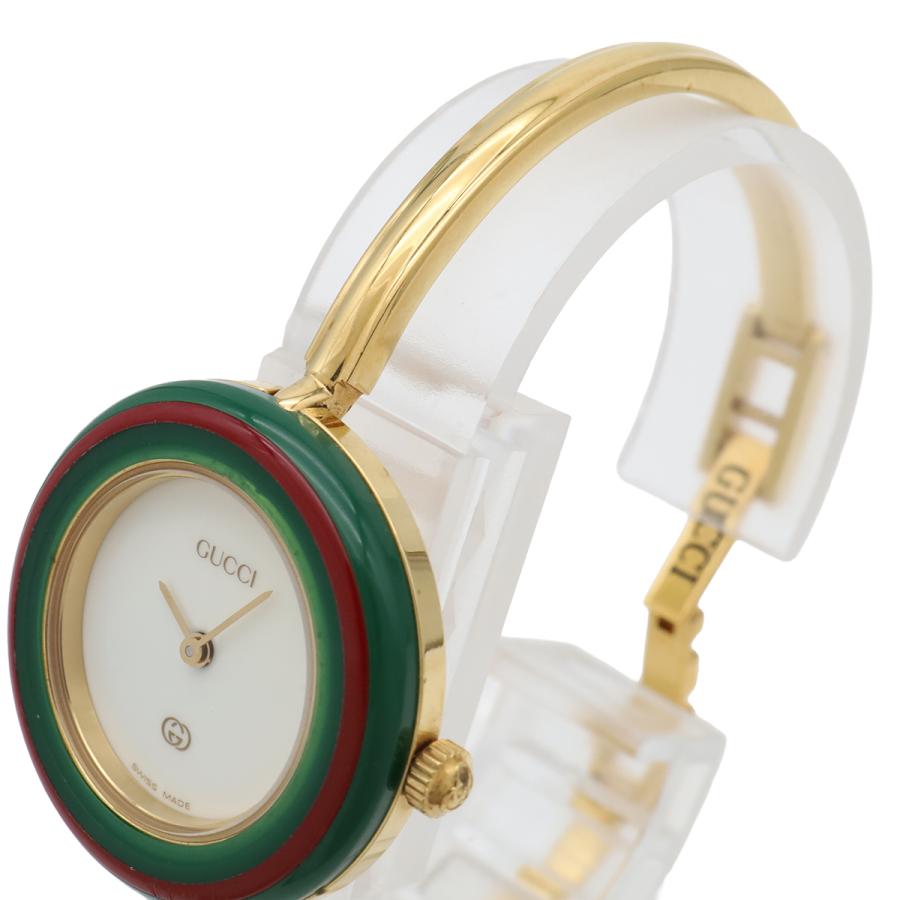GUCCI グッチ チェンジベゼル ホワイト文字盤 GP レディース QZ クォーツ 腕時計 11/12 | GUCCI | 04