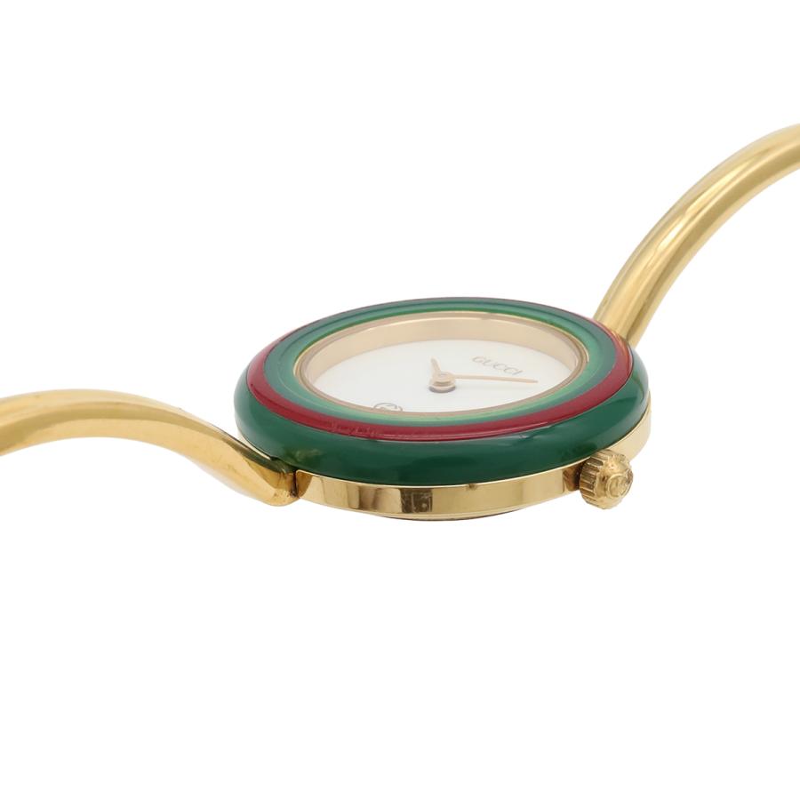 GUCCI グッチ チェンジベゼル ホワイト文字盤 GP レディース QZ クォーツ 腕時計 11/12 | GUCCI | 07