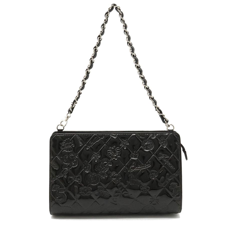 CHANEL シャネル アイコン シンボルチャーム チェーンショルダーバッグ 