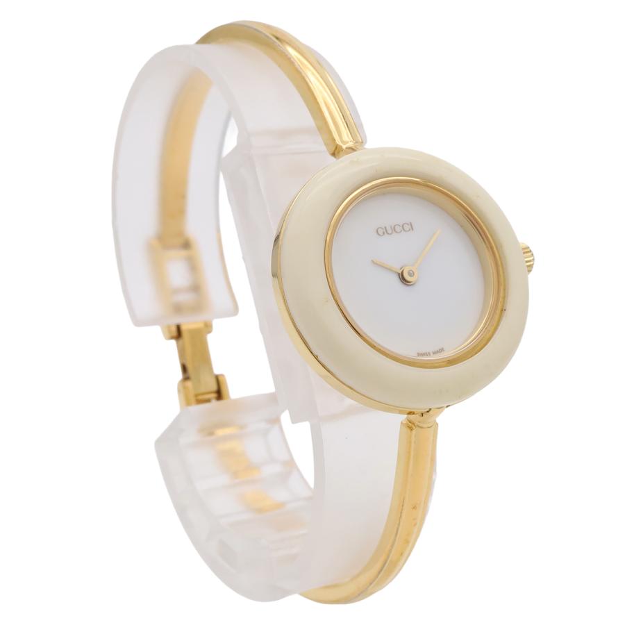 GUCCI グッチ チェンジベゼル ホワイト文字盤 GP レディース QZ クォーツ 腕時計 11/12.2 | GUCCI | 02