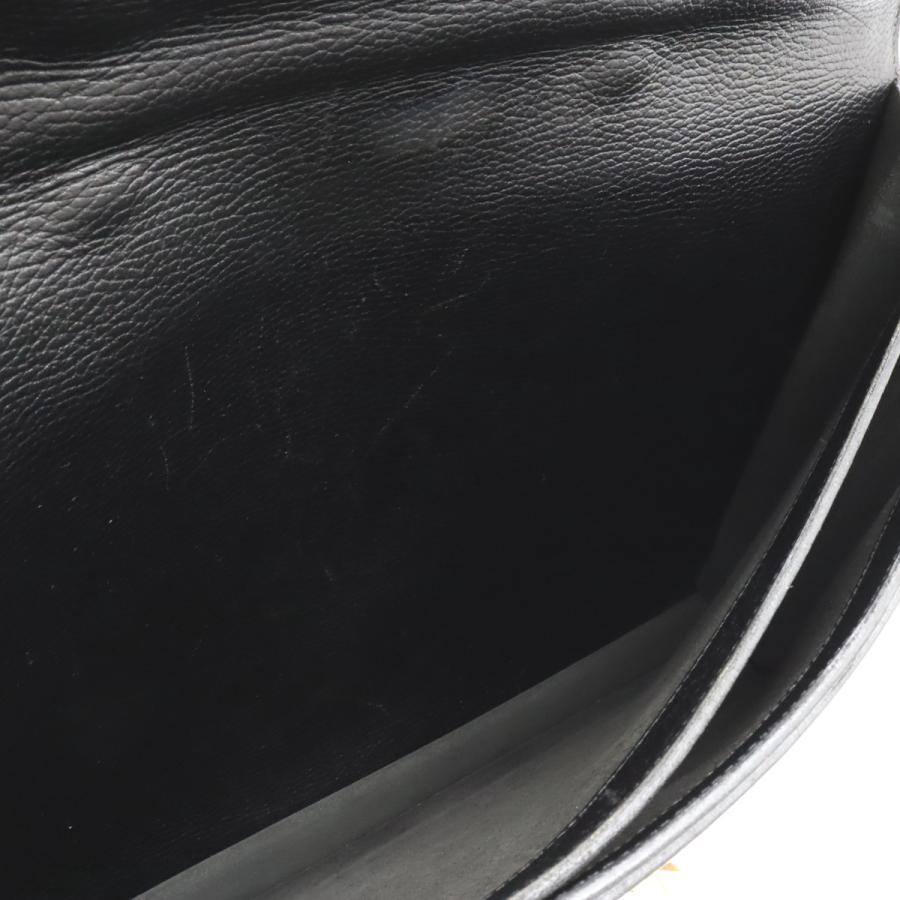 HERMES エルメス サックアデペッシュ38 ビジネスバッグ 書類カバン ブリーフケース レザー ブラック 黒 ゴールド金具 □B刻印 鍵欠品 | HERMES | 04