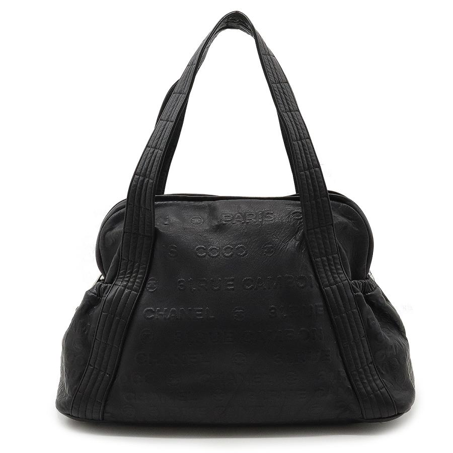 CHANEL シャネル アンリミテッド エンボスロゴ ミニボストン CHANEL シャネル アンリミテッド エンボスロゴ ミニボストン