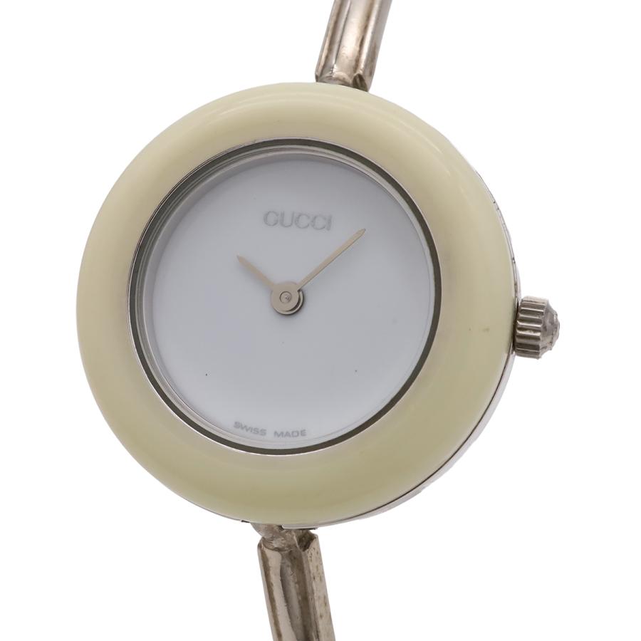 GUCCI グッチ チェンジベゼル ホワイト文字盤 SS レディース QZ クォーツ 腕時計 11/12.2 | GUCCI | 03