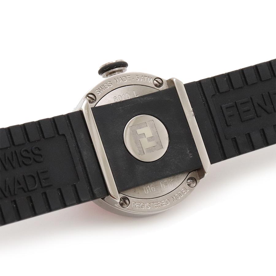 フェンディ 8010L 腕時計 レディース クォーツ ピンク FENDI（フェンディ） ブースラ ピンク文字盤 SS ラバー レディース QZ