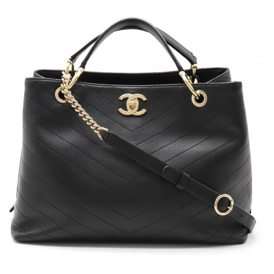 CHANEL シャネル Vステッチ トートバッグ ハンドバッグ 2WAY CHANEL シャネル Vステッチ トートバッグ ハンドバッグ 2WAY