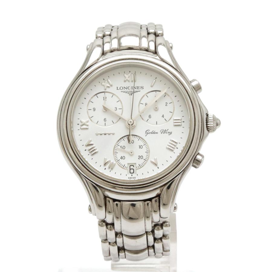 LONGINES ロンジン ゴールデンウィング クロノグラフ ホワイト