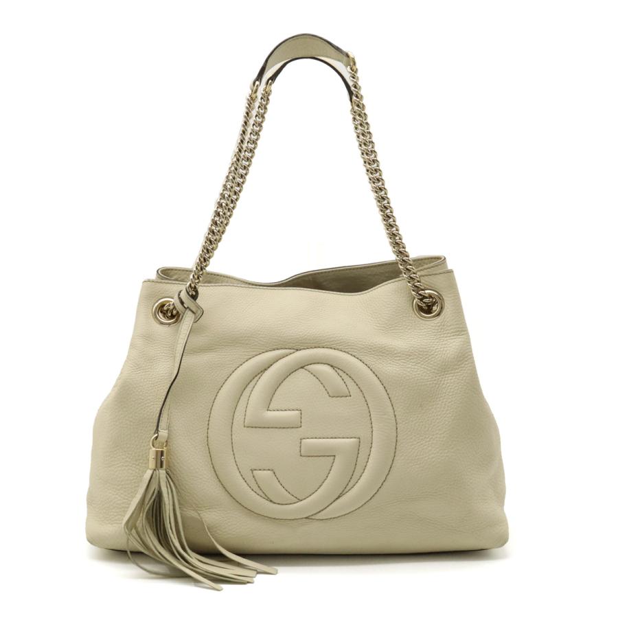 GUCCI グッチ ソーホー インターロッキングG ロゴ チェーンバッグ 