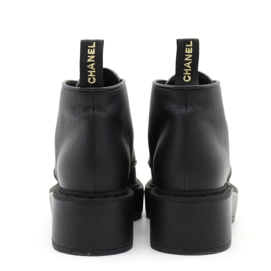 CHANEL（シャネル） ショートブーツ レースアップ 編み上げ ココマーク