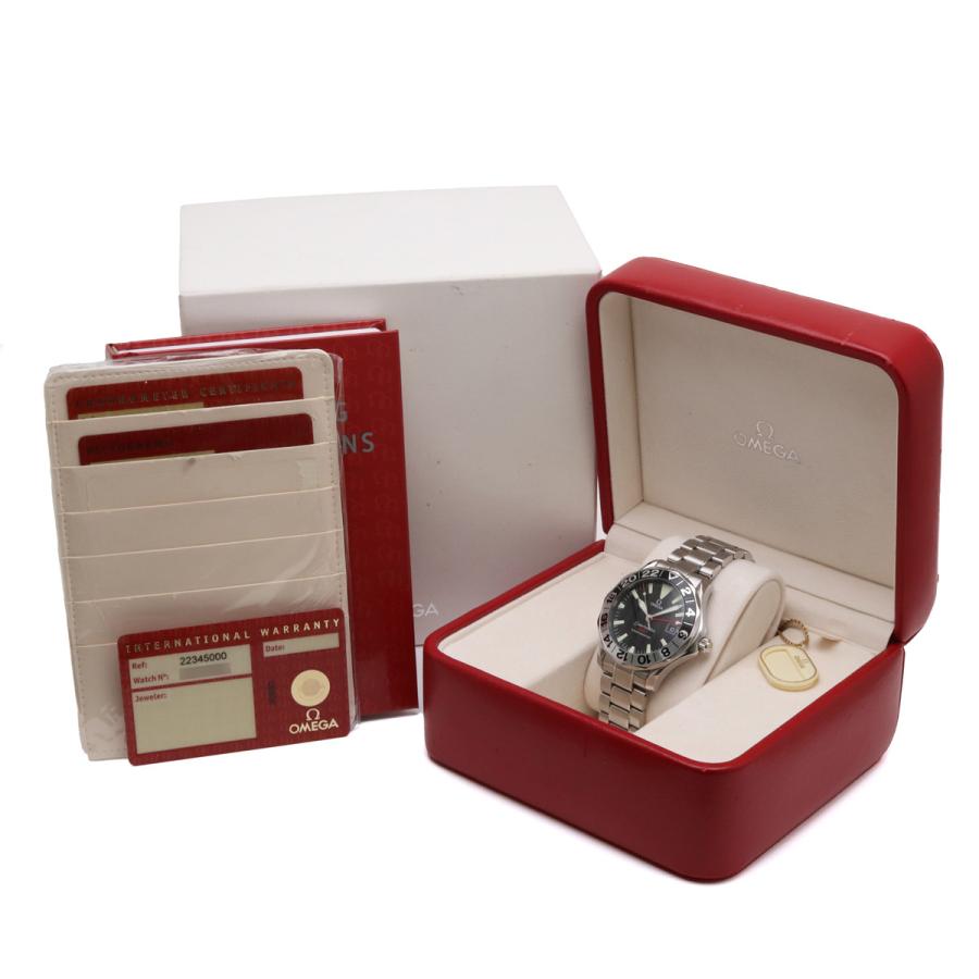 OMEGA オメガ Seamaster シーマスター300 プロフェッショナル デイト GMT 50周年記念 SS ブラック文字盤  AT オートマ 腕時計 2234.50 | OMEGA | 07