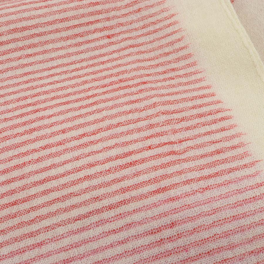 HERMES エルメス ホライゾン ストール ショール ストライプ柄 カシミヤ100% ベージュ ピンクグラデーション | HERMES | 02