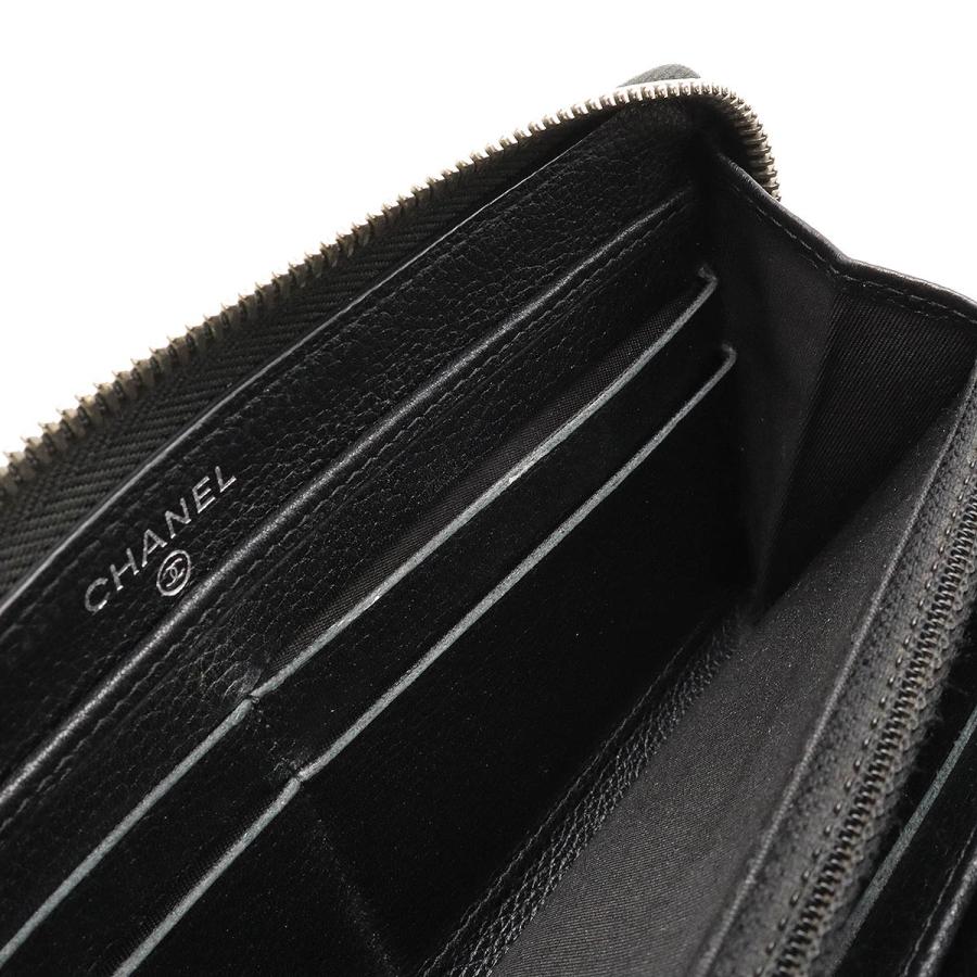 CHANEL（シャネル） ココマーク ラウンドファスナー 長財布 レザー