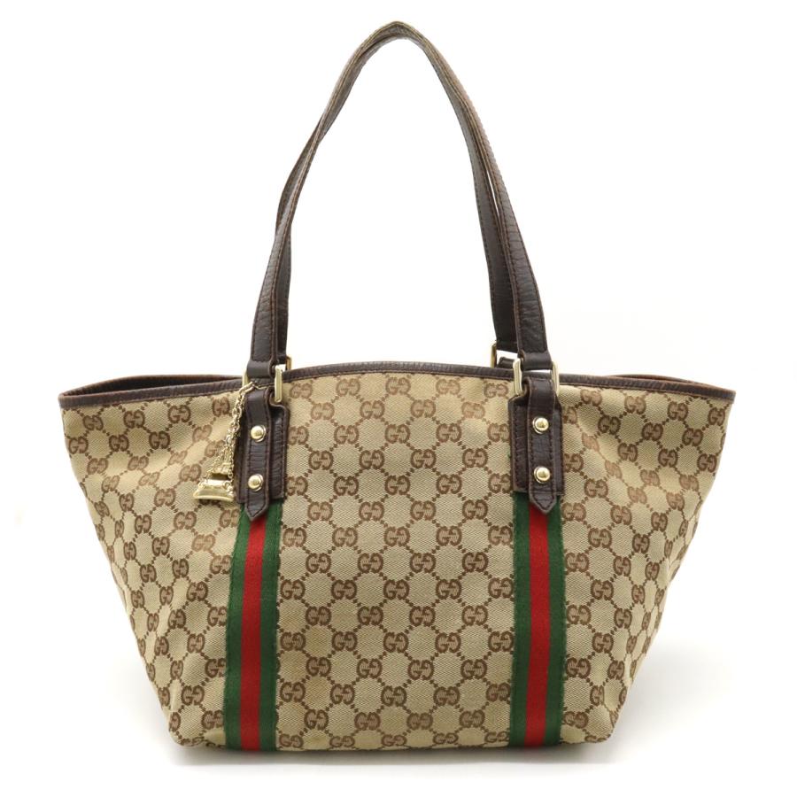 ◇GUCCI◇ GGキャンバス シェリーライン チャーム ハンドバッグ グッチ