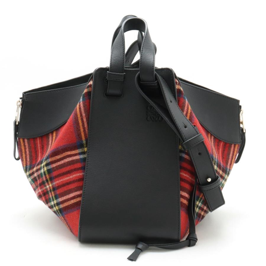 LOEWE ロエベ ハンモックバッグ スモール タータンチェック 