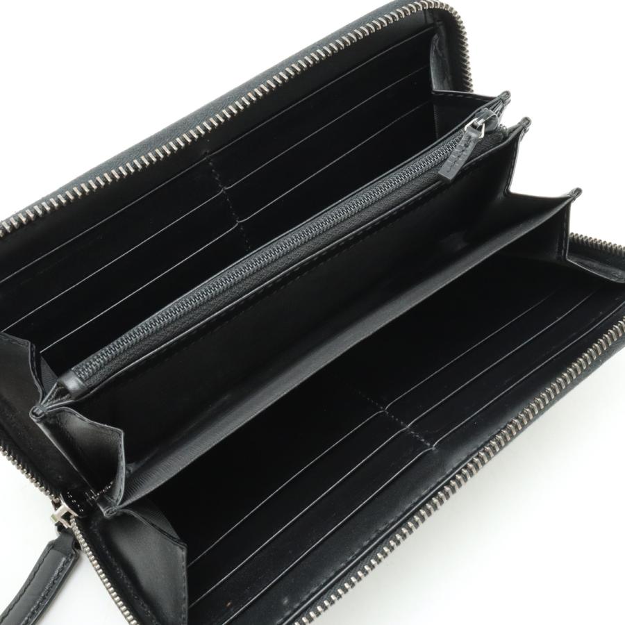 GUCCI グッチ グッチシマ ラウンドファスナー 長財布 レザー ブラック 黒 シルバー金具 307987 | GUCCI | 04