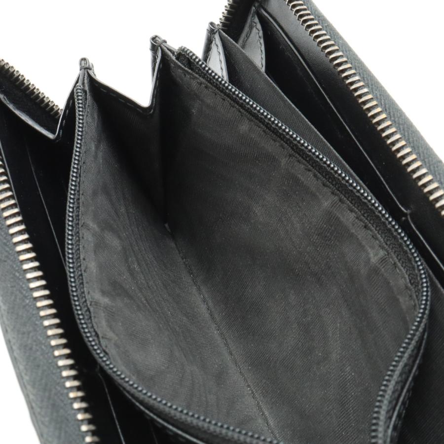GUCCI グッチ グッチシマ ラウンドファスナー 長財布 レザー ブラック 黒 シルバー金具 307987 | GUCCI | 06