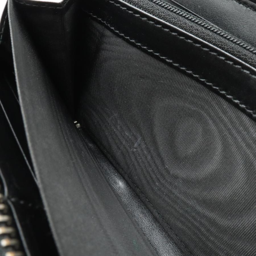 GUCCI グッチ グッチシマ ラウンドファスナー 長財布 レザー ブラック 黒 シルバー金具 307987 | GUCCI | 07