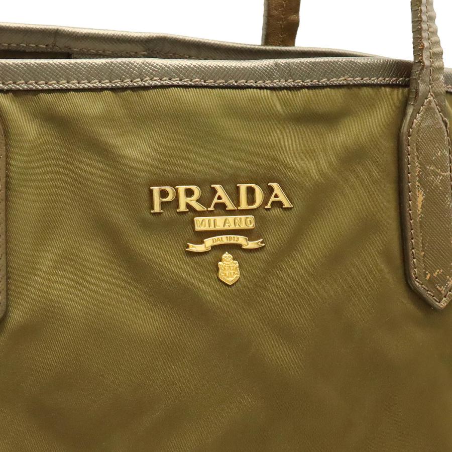 PRADA プラダ トートバッグ ショルダーバッグ ナイロン メタリック