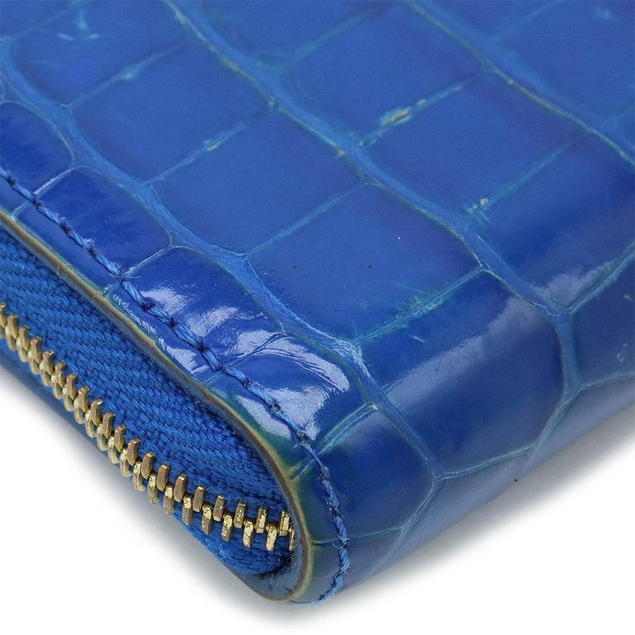 LOUIS VUITTON ルイ ヴィトン ジッピーコインパース コインケース 小銭入れ クロコダイル エキゾチックレザー ブルーサントリン 青 | LOUIS VUITTON | 02