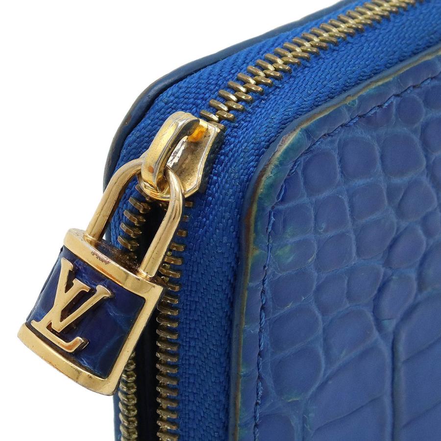 LOUIS VUITTON ルイ ヴィトン ジッピーコインパース コインケース 小銭入れ クロコダイル エキゾチックレザー ブルーサントリン 青 | LOUIS VUITTON | 03