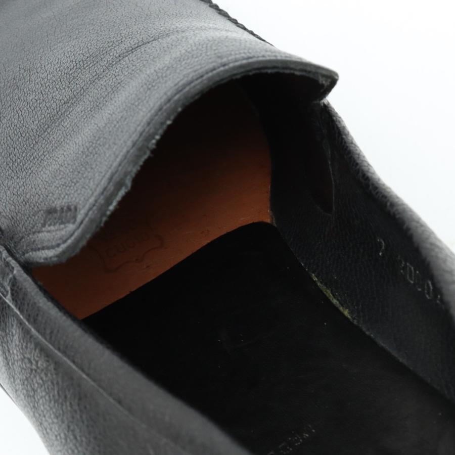 PRADA プラダ MADRAS PESANTE スリッポン ドライビングシューズ レザー NERO 黒 ブラック #7 日本サイズ26cm 2D0041 | PRADA | 05