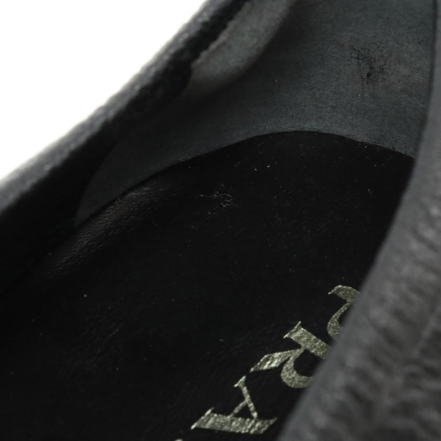 PRADA プラダ MADRAS PESANTE スリッポン ドライビングシューズ レザー NERO 黒 ブラック #7 日本サイズ26cm 2D0041 | PRADA | 06