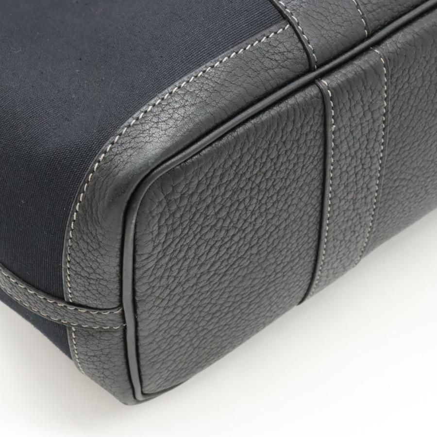 HERMES エルメス ガーデンパーティTPM トートバッグ ハンドバッグ 2WAY ショルダーバッグ トワルオフィシエ レザー ブラック 黒 □H刻印 | HERMES | 02