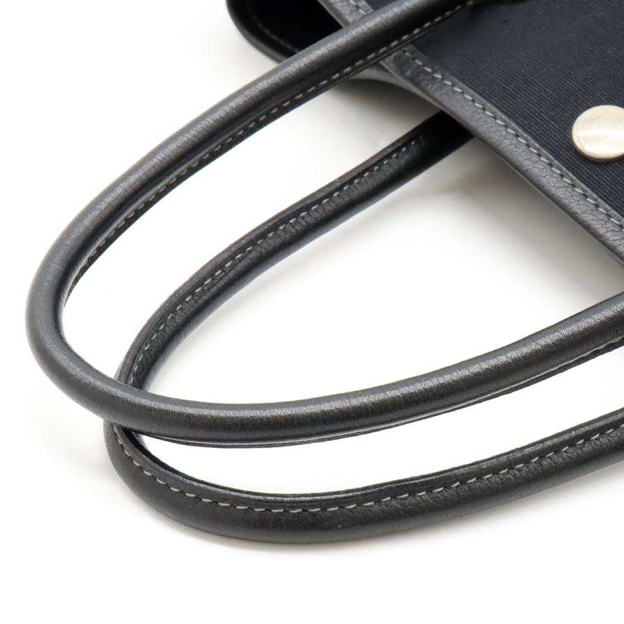 HERMES エルメス ガーデンパーティTPM トートバッグ ハンドバッグ 2WAY ショルダーバッグ トワルオフィシエ レザー ブラック 黒 □H刻印 | HERMES | 03
