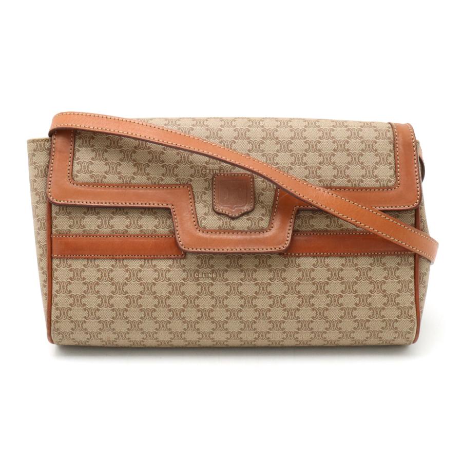 CELINE セリーヌ マカダム柄 ショルダーバッグ セミショルダー 2WAY  