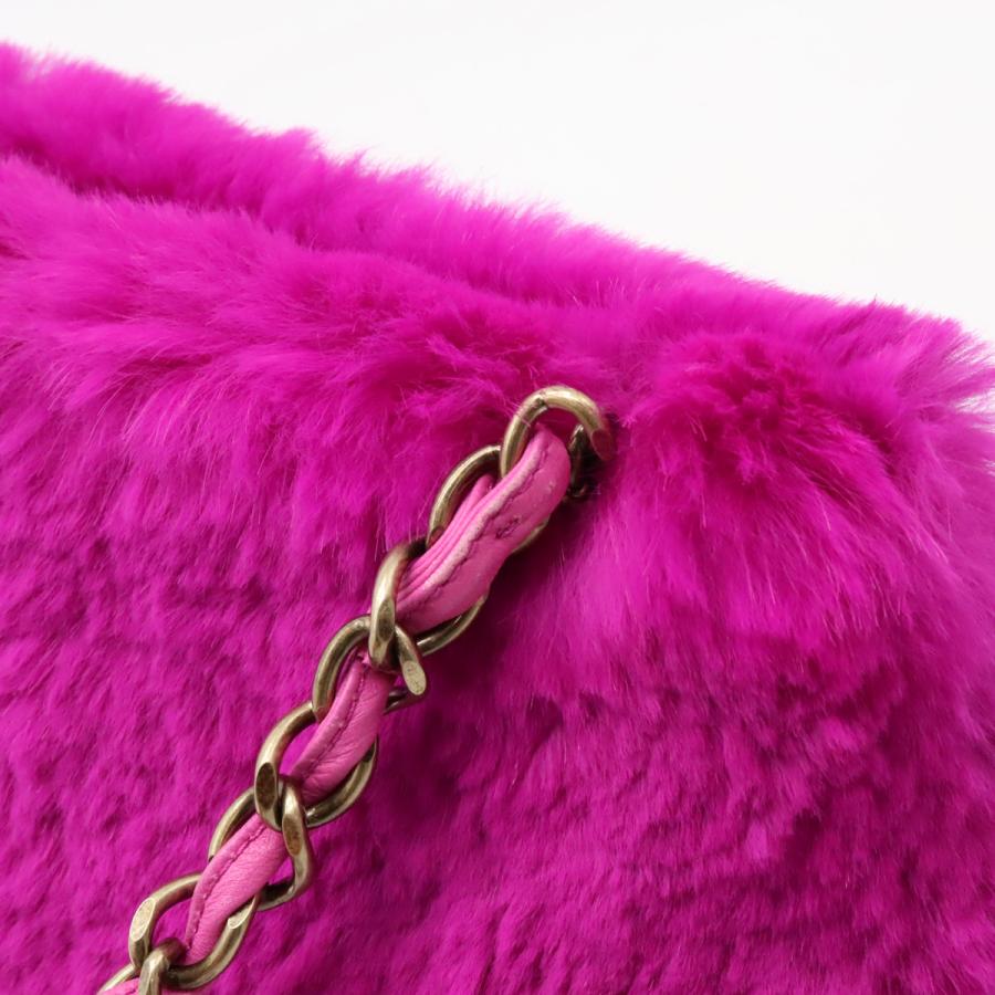CHANEL シャネル ラパン ラビットファー ココマーク チェーン CHANEL シャネル ラパン ラビットファー ココマーク チェーン