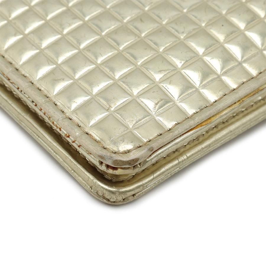 CHANEL シャネル マイクロチョコバー ココマーク 2つ折財布 二