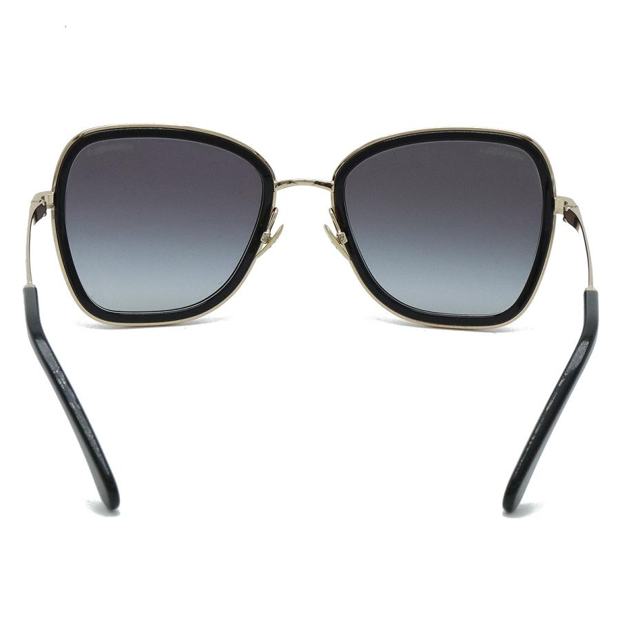 CHANEL シャネル ココマーク サングラス アイウェア スクエアシェイプ メタル&ストラス スモークグラデーション ブラック ゴールド金具 4277-B | CHANEL | 02
