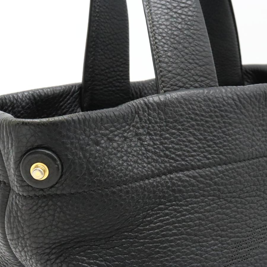 PRADA プラダ パンチング スモール レザー トートバッグ PRADA プラダ パンチング スモール レザー トートバッグ
