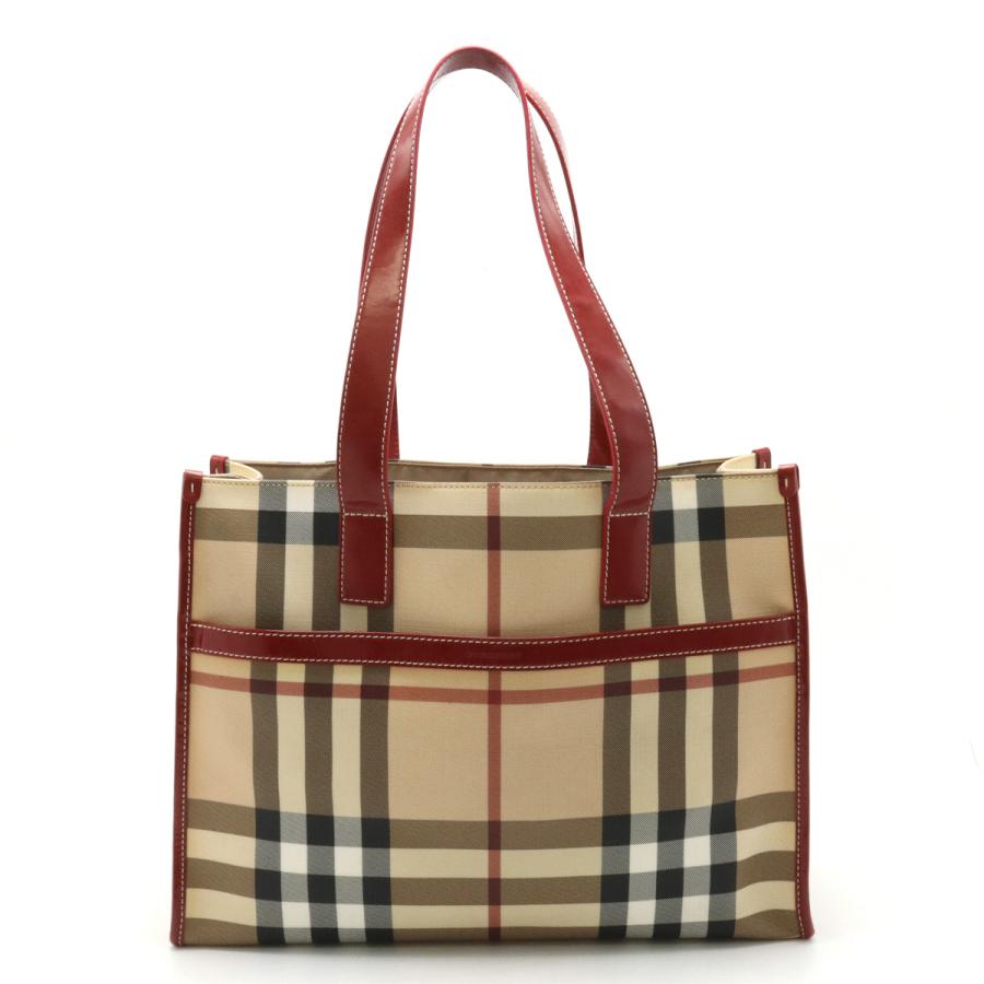 BURBERRY♦︎バーバリー PVCチェックトートバッグ ハンドバッグ