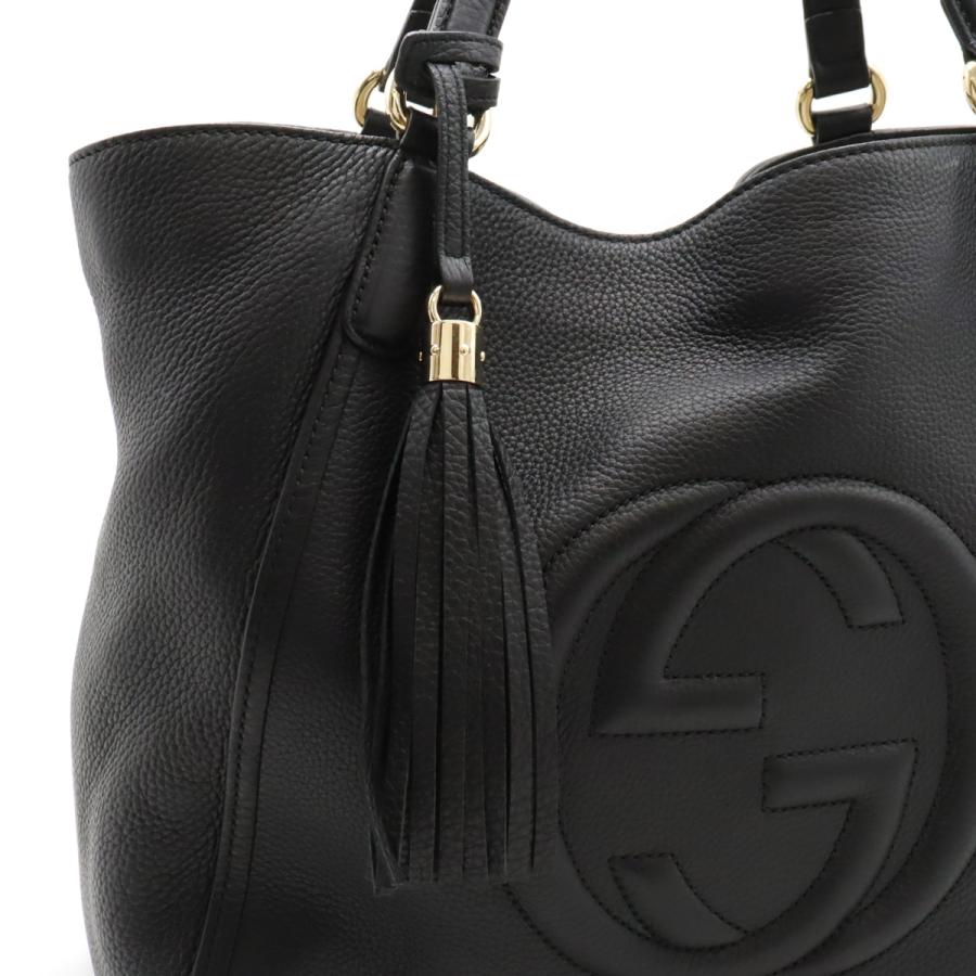 GUCCI グッチ ソーホー セラリウス フリンジ タッセル トートバッグ 