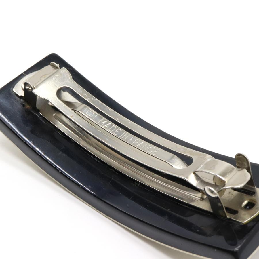 CHANEL（シャネル） ロゴ バレッタ ヘアクリップ 髪留め バイカラー