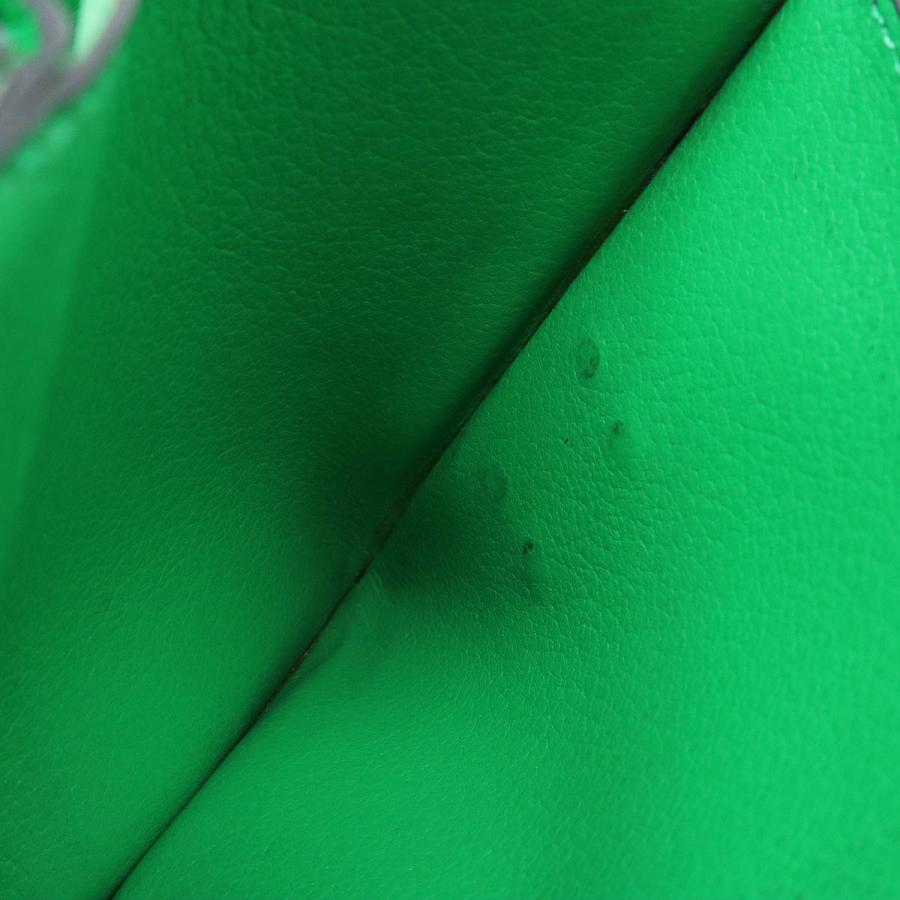 HERMES エルメス ベアン ミニ コンパクト ウォレット 財布 小銭入れ レザー ラゴン グリーン 緑 シルバー金具 | HERMES | 05