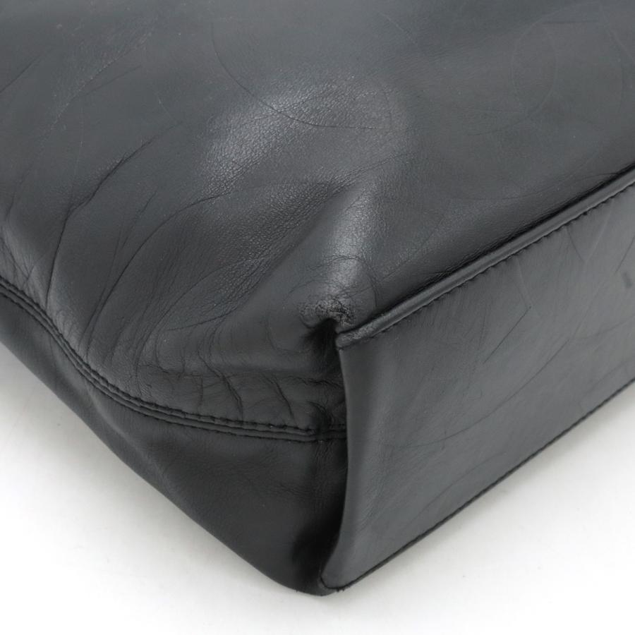 CHANEL シャネル ココマーク トートバッグ ショルダーバッグ ショルダートート レザー ブラック 黒 | CHANEL | 02