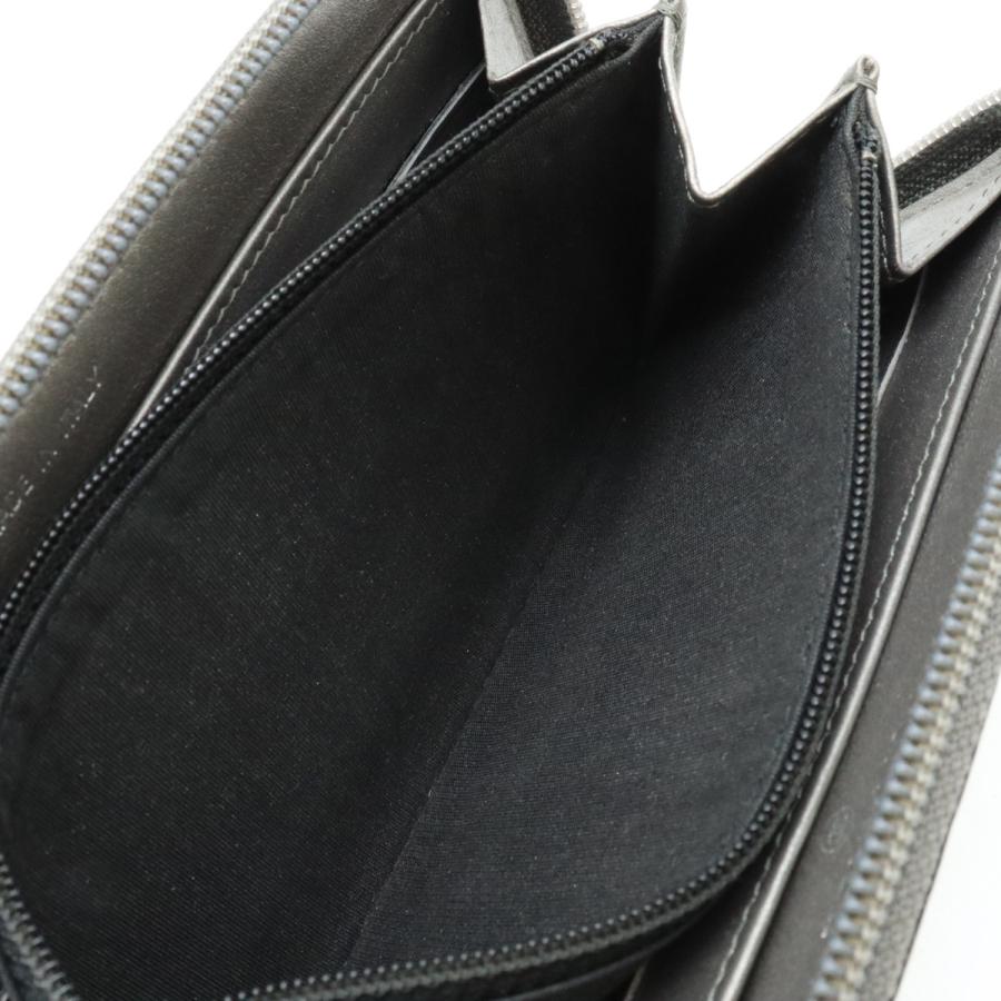 CHANEL シャネル ココマーク ラウンドファスナー 長財布 キャビアスキン レザー メタリックグレー シルバー金具 A50071 | CHANEL | 06