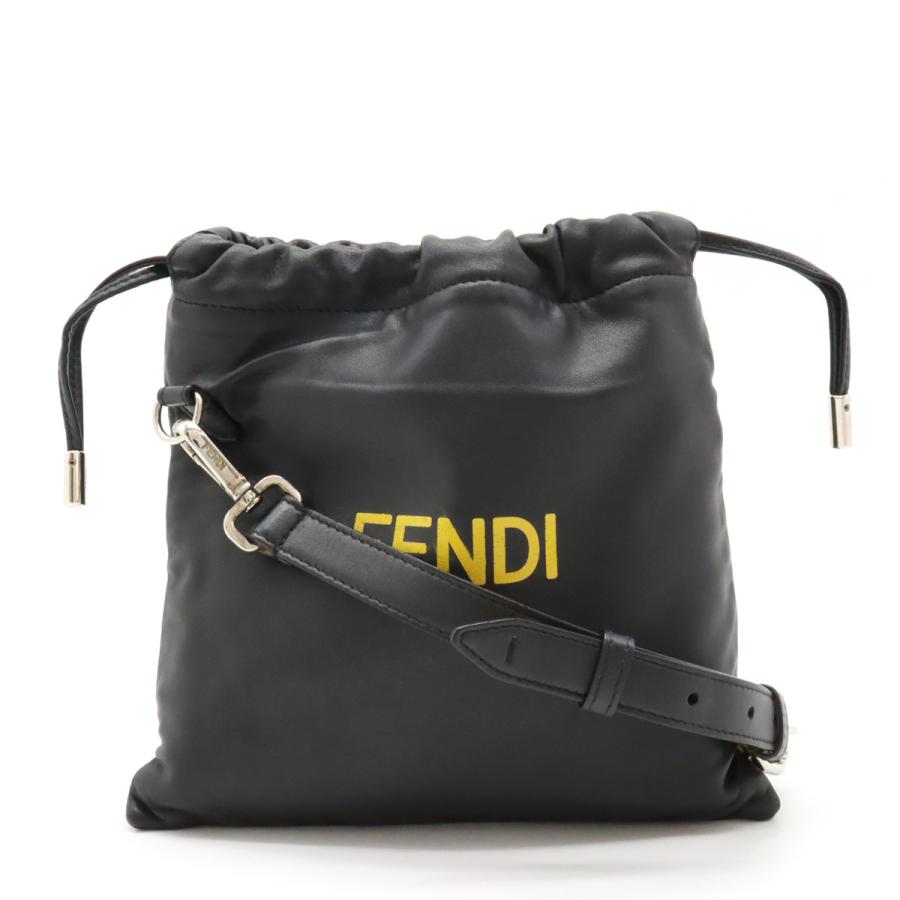 FENDI フェンディ ロゴ スモールポーチ ショルダーバッグ 斜め掛け 