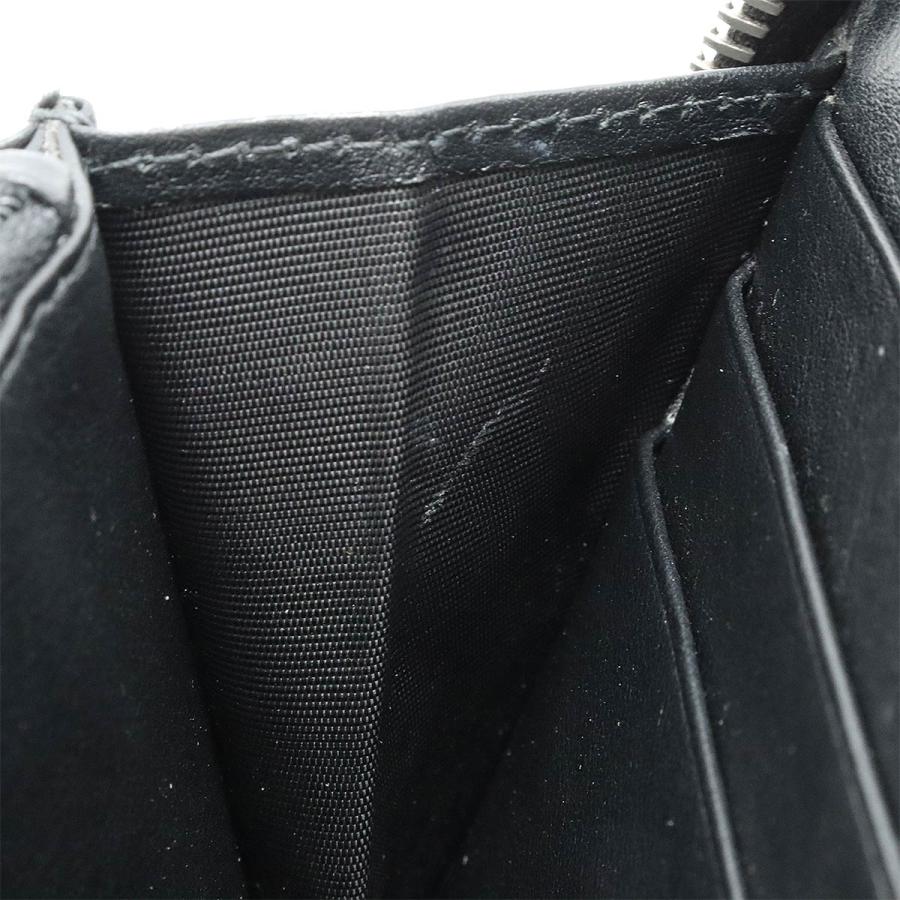 GUCCI グッチ マイクログッチシマ ラウンドファスナー 長財布 レザー  