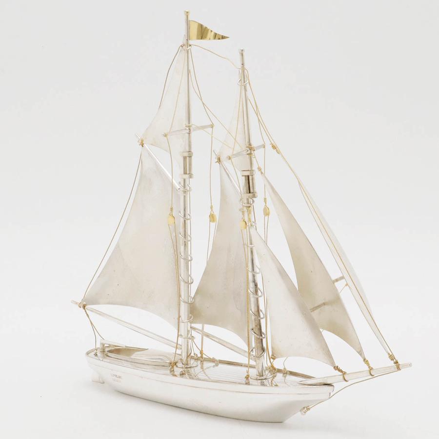 帆船 ヨット Sailing ship オブジェ 置物 インテリア 模型 スターリングシルバー 198.9g |  | 01