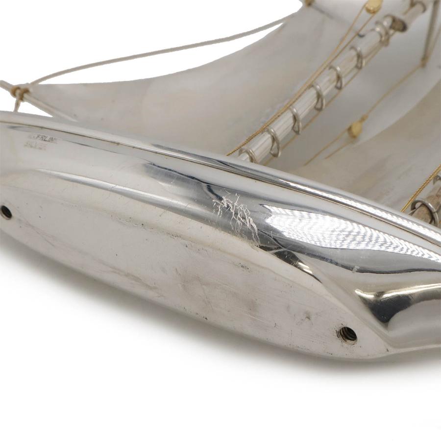 帆船 ヨット Sailing ship オブジェ 置物 インテリア 模型 スターリングシルバー 198.9g |  | 02