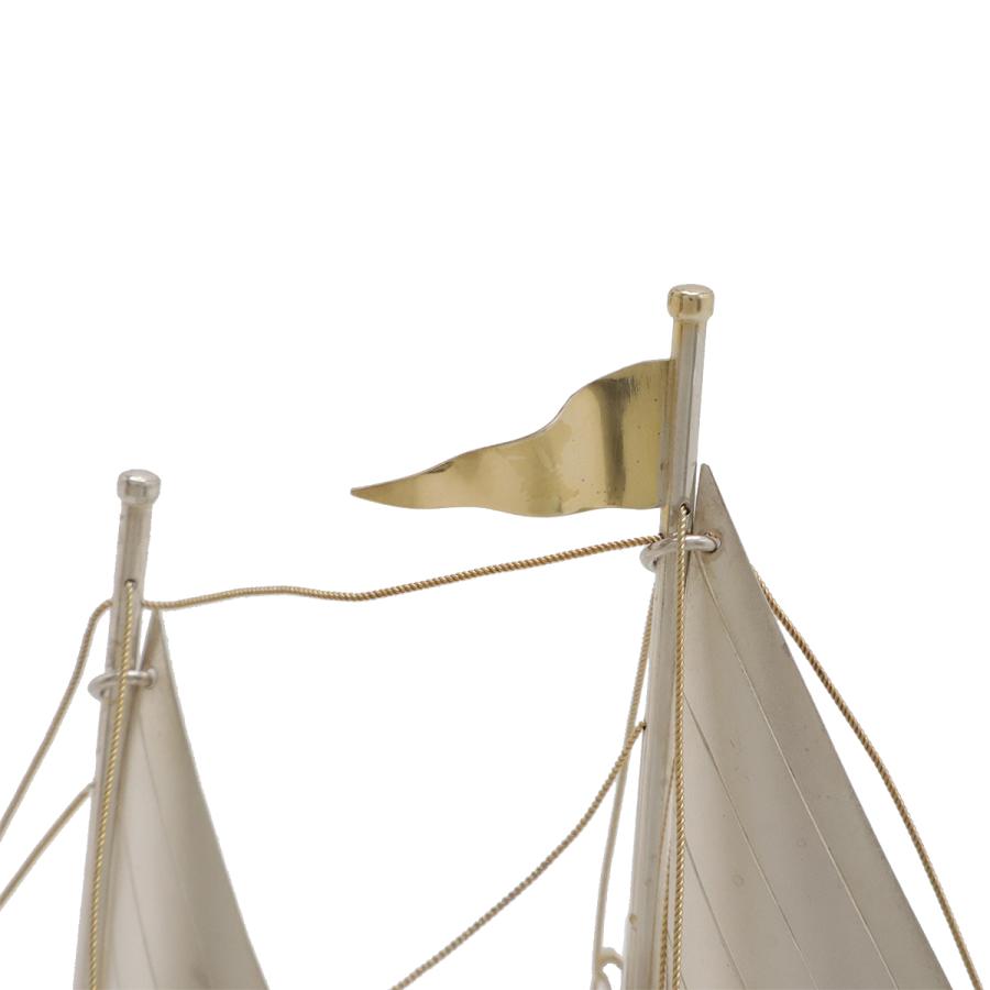 帆船 ヨット Sailing ship オブジェ 置物 インテリア 模型 スターリングシルバー 198.9g |  | 04
