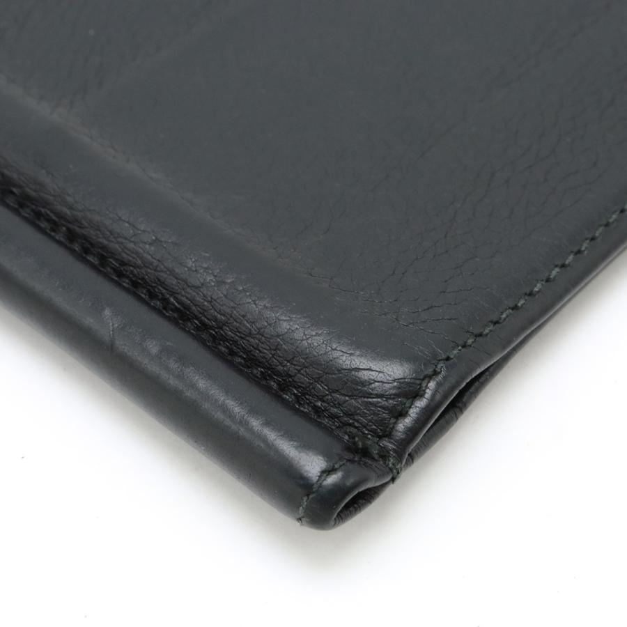 GUCCI グッチ インターロッキングG 2つ折財布 二つ折り札入れ マネークリップ式 ビルクリップ カード入れ レザー ブラック 黒 322119 | GUCCI | 02