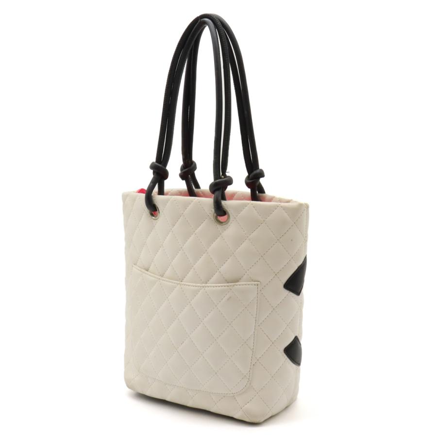 CHANEL カンボンライン ミディアムトート トートバッグ ソフトカーフ